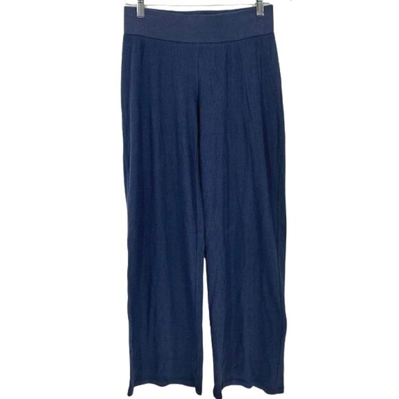 Talbots Waffle Knit Wide Leg Sweat Pants Size XS Pajama Bottoms Lounge Comfort - Picture 1 of 8